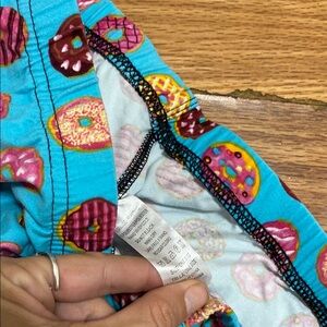 Colorful Donut Print Shorts